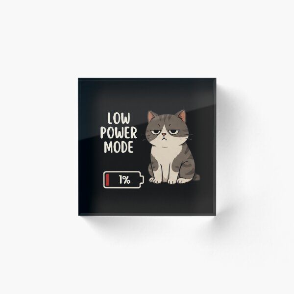 Item preview, Low Power Mode Cat designed and sold by Cat loco.