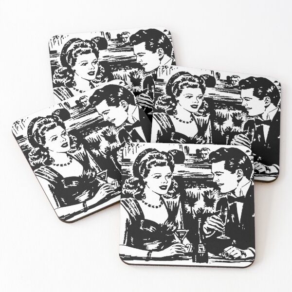 Item preview, The Art of Conversation - Vintage Date Illustration designed and sold by SoftSolace.