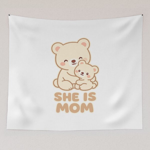 Item preview, She Is Mom designed and sold by LuveraxArt.