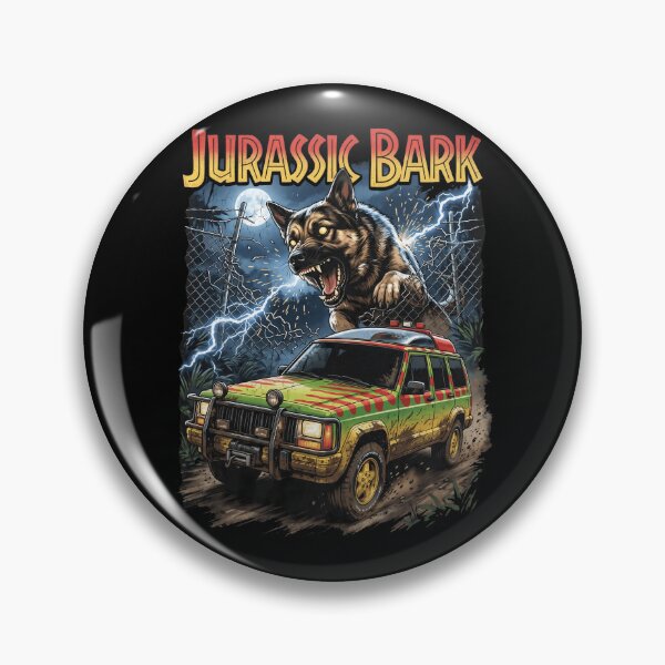 Item preview, Jurassic Bark Cherokee XJ Chase German Shepherd  designed and sold by Off-Road-Zone.