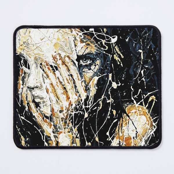 Item preview, Phantom Bloom Black Gold Fluid Art designed and sold by RamyGallery.