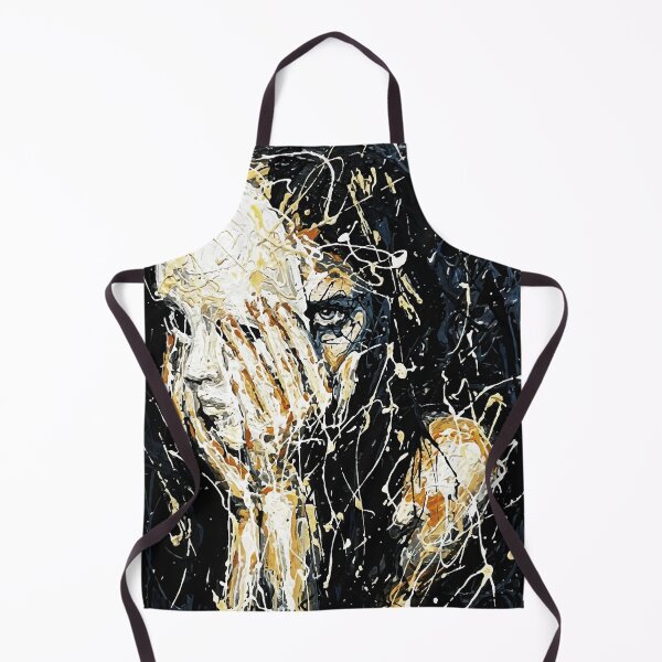 Item preview, Phantom Bloom Black Gold Fluid Art designed and sold by RamyGallery.
