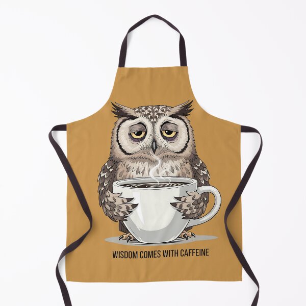 Item preview, Wise and Caffeinated Owl designed and sold by UrbanPrts.