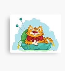 Happy Cat Canvas Print
