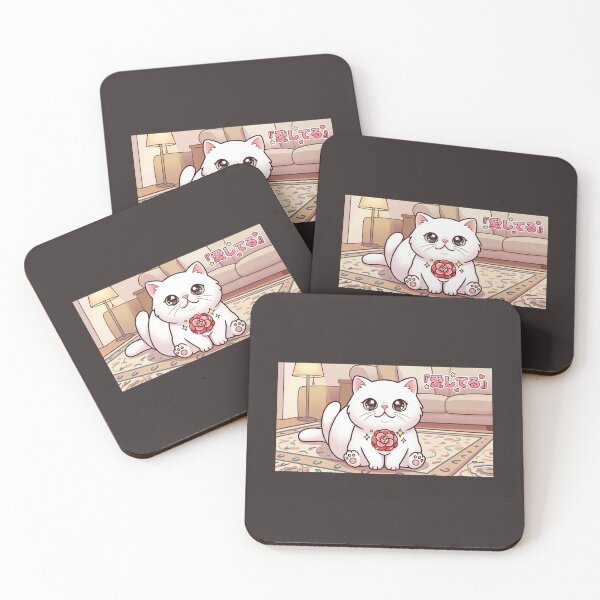 Item preview, Sakura Kitty "I Love You" designed and sold by ArtfulSoules.