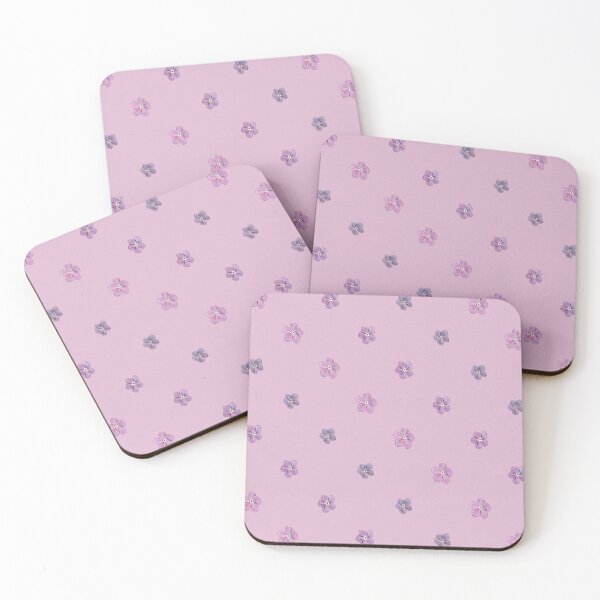 Item preview, Forget me not polka dot pattern #39 designed and sold by DogwoodDesign.