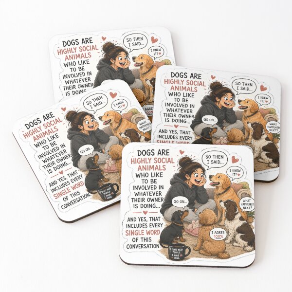 Item preview, Funny Dog Lover Social designed and sold by DrakeDogShop.