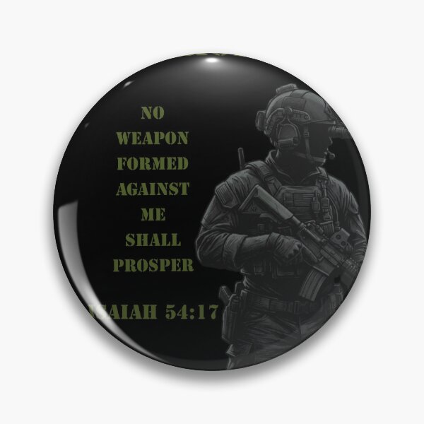 Item preview, Warrior Of God, No weapon formed against shall prosper, Isaiah 54:17 designed and sold by DispersedHQ.