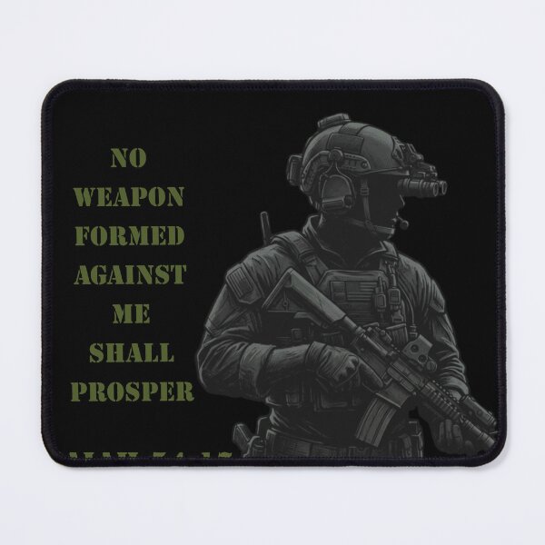 Item preview, Warrior Of God, No weapon formed against shall prosper, Isaiah 54:17 designed and sold by DispersedHQ.