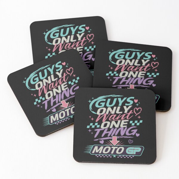 Item preview, Guys Only Want One Thing Moto GP Funny Girly Racing Gift Blue designed and sold by Fan Art Station .