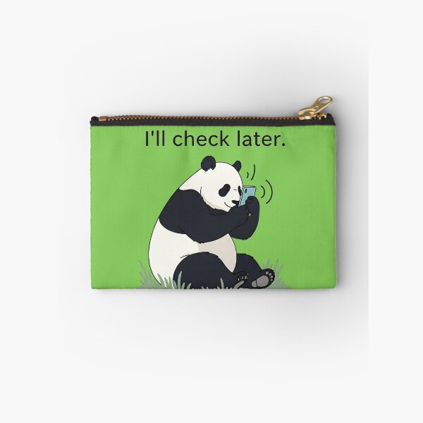 Item preview, Relaxing Panda Ignoring Notifications designed and sold by UrbanPrts.