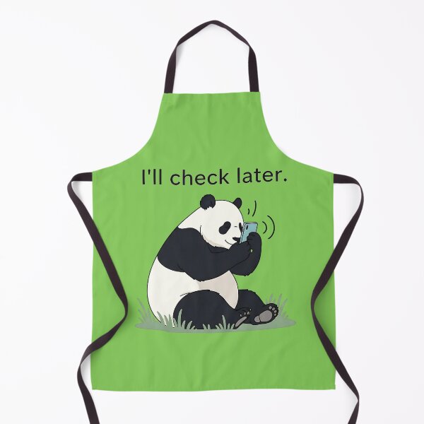 Item preview, Relaxing Panda Ignoring Notifications designed and sold by UrbanPrts.
