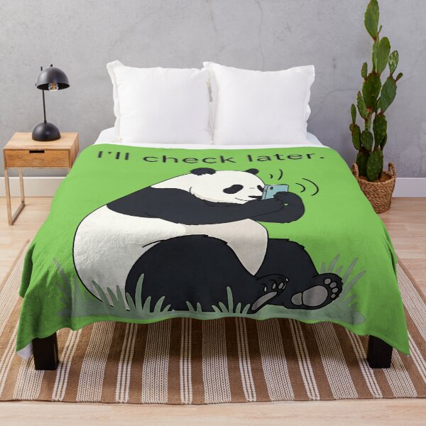 Item preview, Relaxing Panda Ignoring Notifications designed and sold by UrbanPrts.