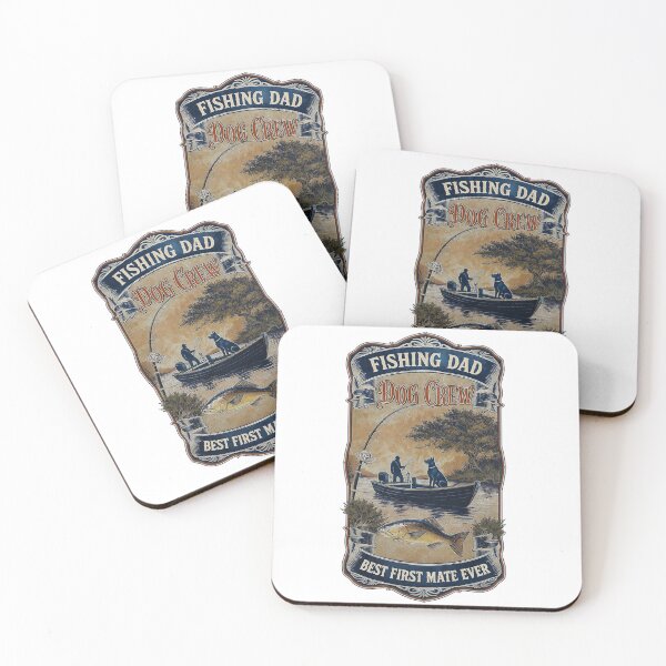 Item preview, Fishing Dad Dog Crew Best First Mate Gift designed and sold by YMLux.