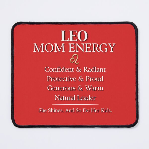 Item preview, Leo Mom Energy Statement designed and sold by ZenWealthDesign.