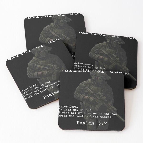 Item preview, Warrior Of God, Psalms 3:7 designed and sold by DispersedHQ.