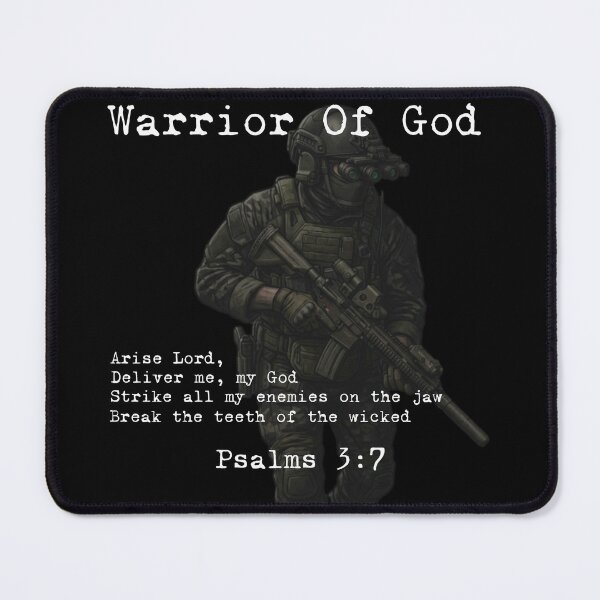 Item preview, Warrior Of God, Psalms 3:7 designed and sold by DispersedHQ.
