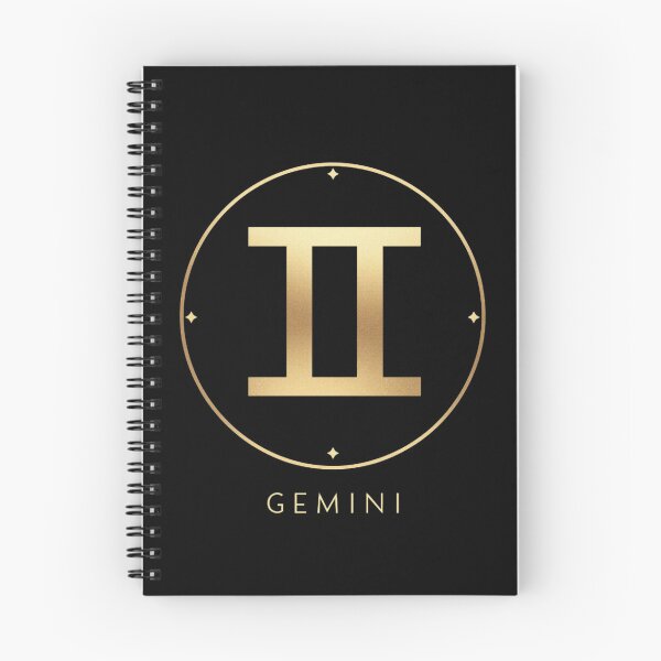 Item preview, Gemini Symbol Shirt, Black Gold Gemini Zodiac designed and sold by ZenWealthDesign.