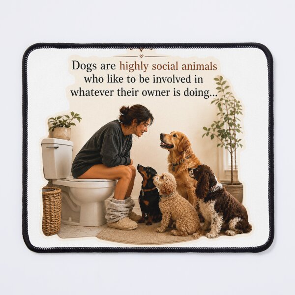 Item preview, Dogs Are Highly Social Animals designed and sold by DrakeDogShop.