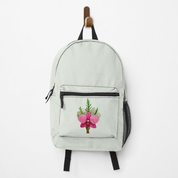 Item preview, Pink orchid with foliage – handmade in watercolor. designed and sold by Greitas.