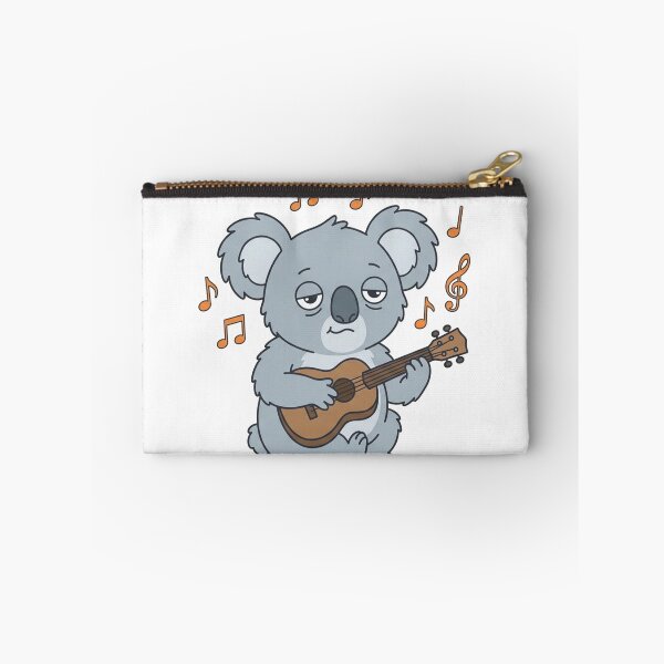 Item preview, Chill Koala Playing Ukulele with Music Notes Cute Animal designed and sold by Owcomm.
