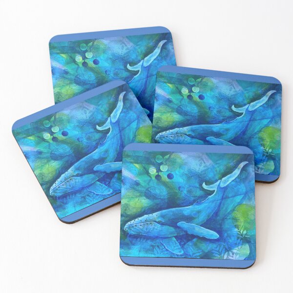 Item preview, Humpback Whale Blue designed and sold by Iceskater65.