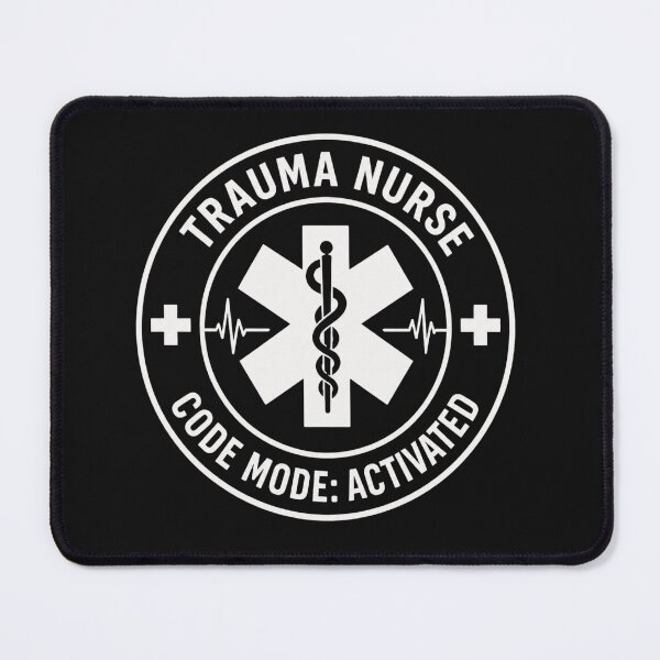 Item preview, Funny Nurse - Trauma Nurse Code (Dark) designed and sold by LazyCatCreative.