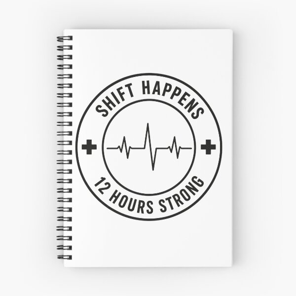 Item preview, Funny Nurse - Shift Happens (Light) designed and sold by LazyCatCreative.