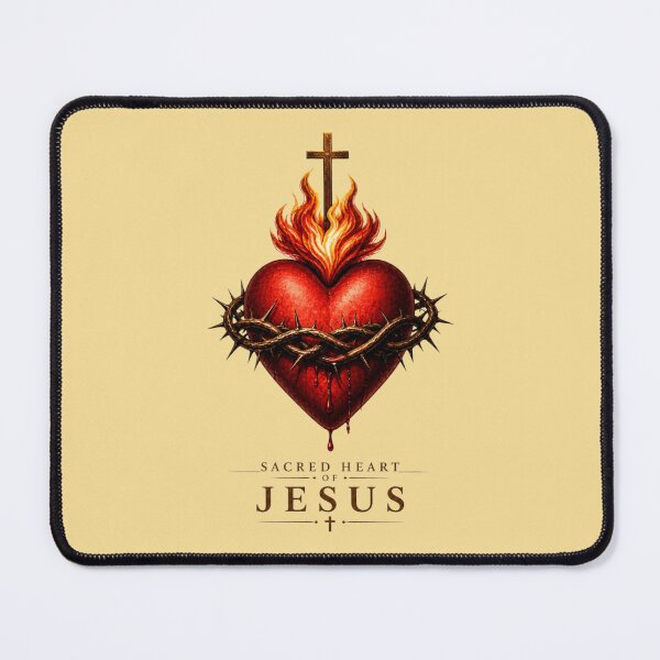 Item preview, Sacred Heart of Jesus | Catholic Christian Design | Religious Art designed and sold by RiseWithTheWord.