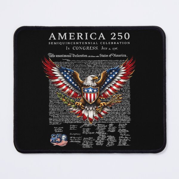 Item preview, America 250 Declaration Independence Eagle - Black designed and sold by VSZNGRFX.