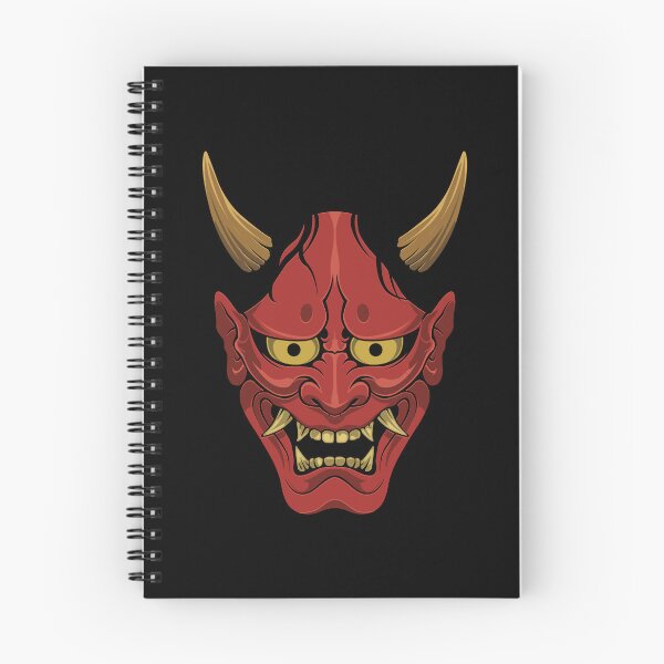 Item preview, "Fiery Oni" Japanese Demon Mask designed and sold by AtanichiStore.
