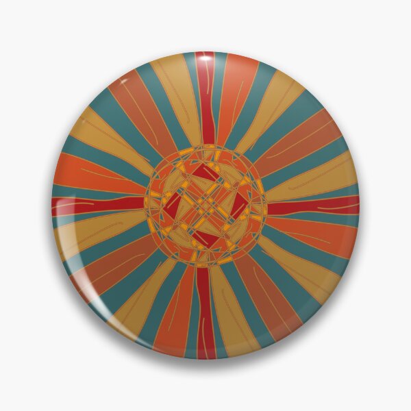 Item preview, Mid century modern golden flower wright designed and sold by Sunny Apocalypse .