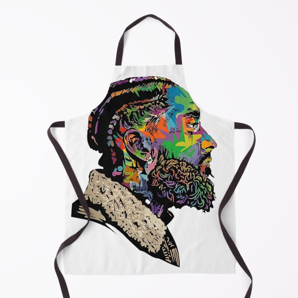 Item preview, Hussle Tribute - Colorful Street Art Portrait designed and sold by ramo7.