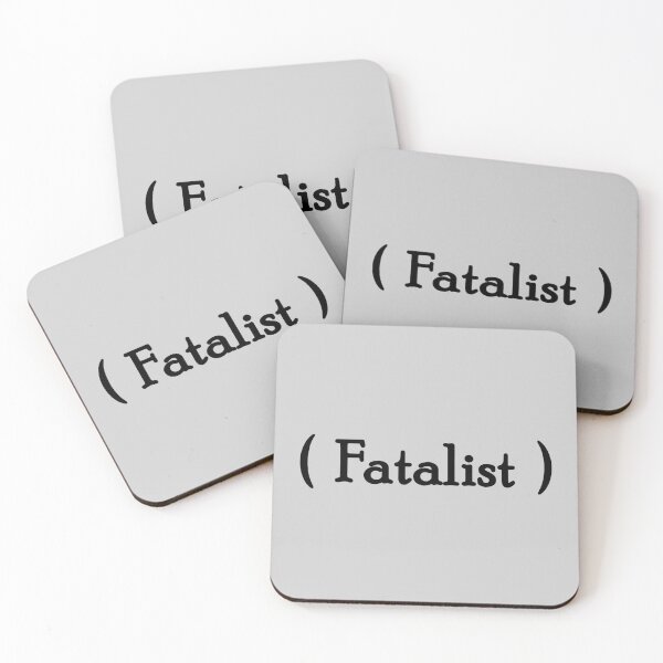 Item preview, Iconic Label - "Fatalist" Black Lettering designed and sold by cousinbessie.