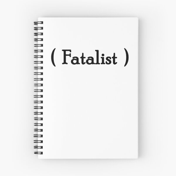 Item preview, Iconic Label - "Fatalist" Black Lettering designed and sold by cousinbessie.