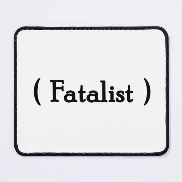 Item preview, Iconic Label - "Fatalist" Black Lettering designed and sold by cousinbessie.