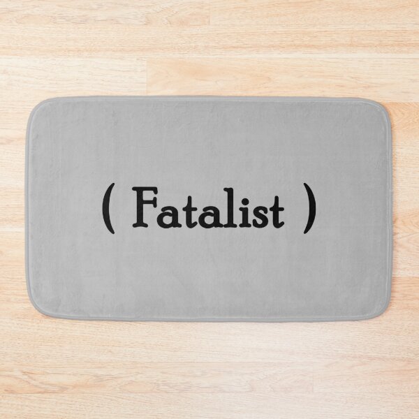 Item preview, Iconic Label - "Fatalist" Black Lettering designed and sold by cousinbessie.