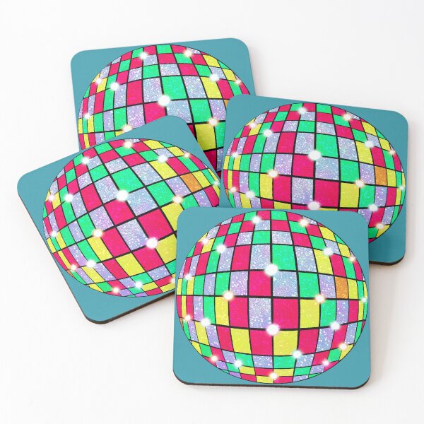 Item preview, Neon Glitter Disco Ball Retro Party Aesthetic designed and sold by Soft rot studio.