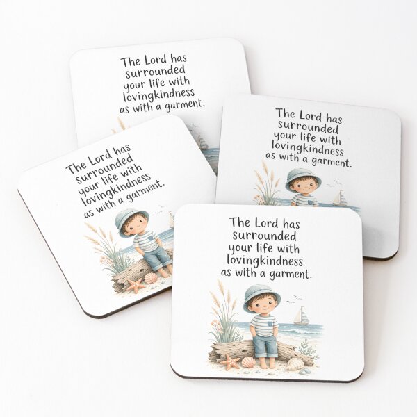 Item preview, The Lord Surrounded Your Life With Lovingkindness Christian Nursery Art designed and sold by LoveNurseries.