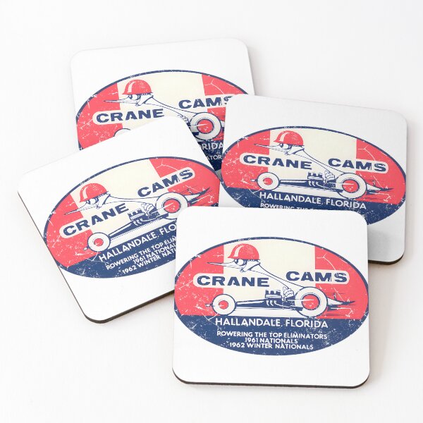 Item preview, 1962 Crane Cams Florida Drag Racing. Burnout Distressed . designed and sold by Bystry670.