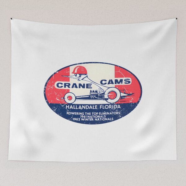 Item preview, 1962 Crane Cams Florida Drag Racing. Burnout Distressed . designed and sold by Bystry670.