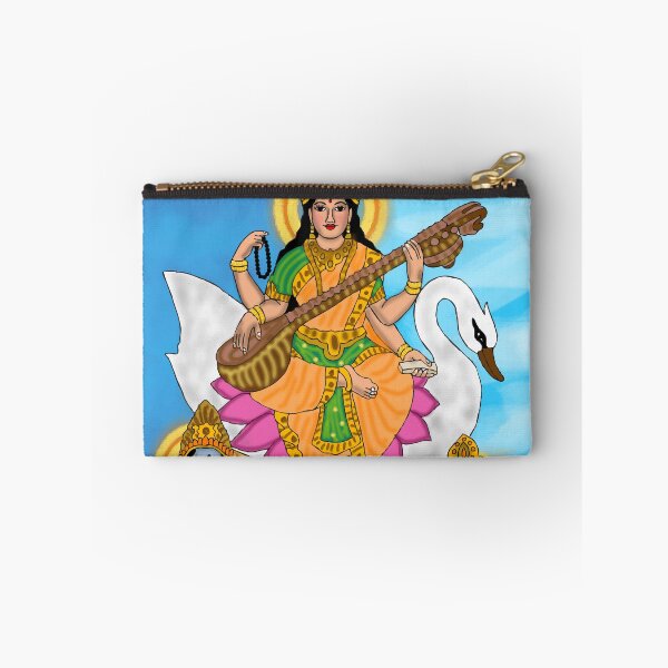 Item preview, Triveni Sangam Sacred Artwork – Spiritual Confluence of Holy Rivers designed and sold by Harshit_Digital_Arts.