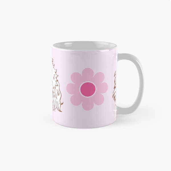 Item preview, Poodle Mandira pink flower pattern designed and sold by Konopikyu.