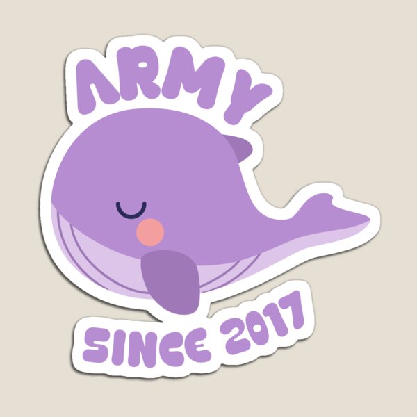 Item preview, BTS army since 2017 whale designed and sold by Morcawork.