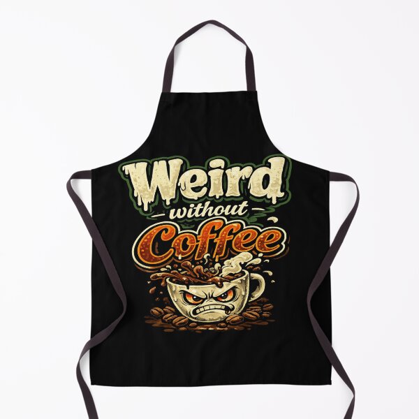 Item preview, Funny Coffee Lover Sticker – Weird Without Coffee Meme Quote Cute Caffeine Addict Gift designed and sold by ArtByTripti.
