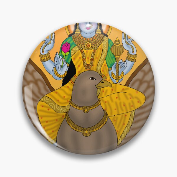 Item preview, Goddess Narayani Artwork – Divine Shakti Hindu Spiritual Illustration designed and sold by Harshit_Digital_Arts.