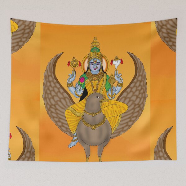Item preview, Goddess Narayani Artwork – Divine Shakti Hindu Spiritual Illustration designed and sold by Harshit_Digital_Arts.