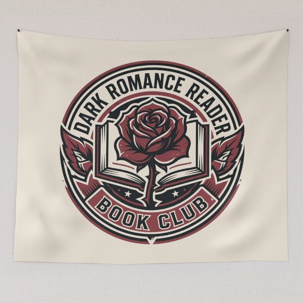Item preview, Dark Romance Reader Book Club Graphic – Gothic Rose Book Lover Design designed and sold by TheStephanieRome.