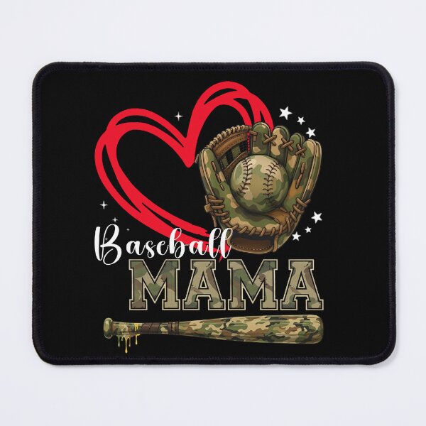 Item preview, Baseball Mama Heart Camo Tee designed and sold by KIROSALS.