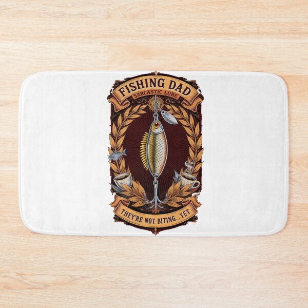 Item preview, Fishing Dad Sarcastic Lure They're Not Biting Yet Gift designed and sold by YMLux.